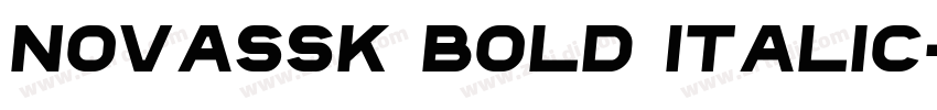 NovaSSK Bold Italic字体转换